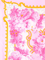 Escada Pink Floral Scarf Accessory arcadeshops.com