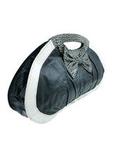 Black And White Leather Handle Bag Accessory arcadeshops.com