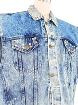 Tony Alamo Hollywood Painted Denim Vest Jacket arcadeshops.com