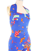 1970s Missoni Printed Halter Jumpsuit Jumpsuit arcadeshops.com
