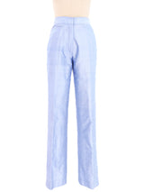 Richard Tyler Periwinkle Silk Ensemble Suit arcadeshops.com