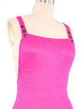 1980s Magenta High Cut Swimsuit, XXS Suit arcadeshops.com