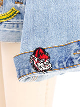 ERTH Pinned and Patched Denim Jacket Jacket arcadeshops.com