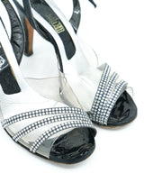 Rhinestoned PVC Heels, 6 Accessory arcadeshops.com