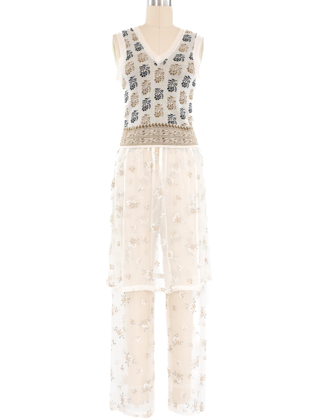 Dries van noten white jumpsuit online