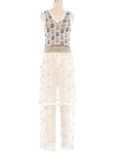 Dries Van Noten Sheer Tunic Set Suit arcadeshops.com