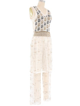 Dries Van Noten Sheer Tunic Set Suit arcadeshops.com