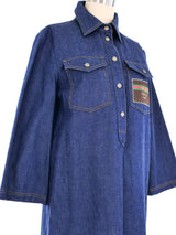 Gucci Denim Shirt Dress Dress arcadeshops.com