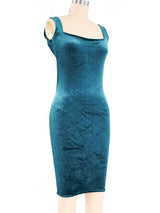 Giorgio di Sant'Angelo Velvet Backless Mini Dress Dress arcadeshops.com