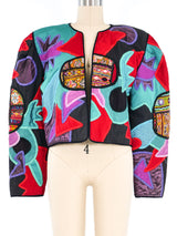 Judith Roberts Art to Wear Patchwork Jacket Jacket arcadeshops.com