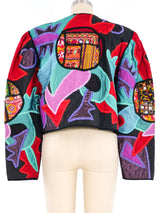 Judith Roberts Art to Wear Patchwork Jacket Jacket arcadeshops.com