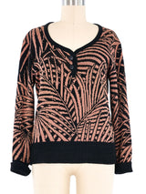 Yves Saint Laurent Palm Knit Top Top arcadeshops.com