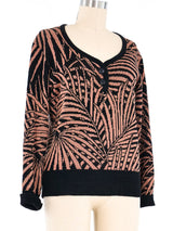 Yves Saint Laurent Palm Knit Top Top arcadeshops.com