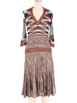 Missoni Striped Knit Shirt Dress Dress arcadeshops.com