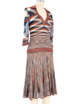 Missoni Striped Knit Shirt Dress Dress arcadeshops.com