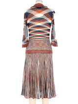 Missoni Striped Knit Shirt Dress Dress arcadeshops.com