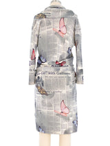 John Galliano Gazette Print Sweater Dress Dress arcadeshops.com