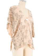 Embellished Lace Shawl Jacket arcadeshops.com