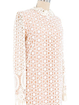 Rebecca Eyelet Lace Gown Dress arcadeshops.com