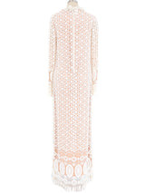 Rebecca Eyelet Lace Gown Dress arcadeshops.com