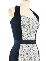 Junior Gaultier Lace Panel Halter And Skirt Ensemble Suit arcadeshops.com