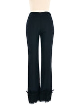 Rochas Chantilly Lace Cuff Trousers Bottom arcadeshops.com