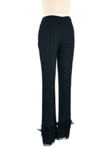 Rochas Chantilly Lace Cuff Trousers Bottom arcadeshops.com