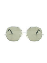 Silver Metal Frame Sunglasses Accessory arcadeshops.com
