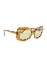 Pierre Cardin Woodgrain Butterfly Sunglasses Accessory arcadeshops.com