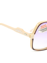 Madeline De Rauche Oversized Nude Sunglasses Accessory arcadeshops.com