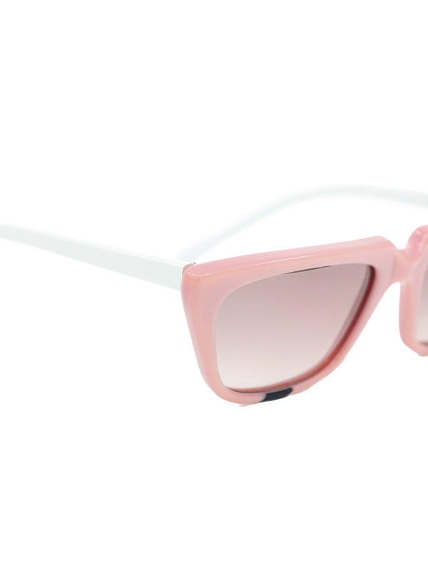 1980s Pastel Pink Rectangular Sunglasses Accessory arcadeshops.com