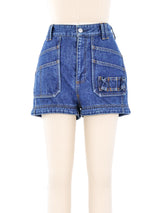 Balenciaga Convertible Cargo Denim Bottom arcadeshops.com