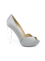 Alexander McQueen Silver Lucite Heels, 37 Accessory arcadeshops.com