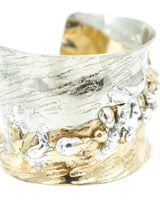 Brutalist Mixed Metal Cuff Jewelry arcadeshops.com