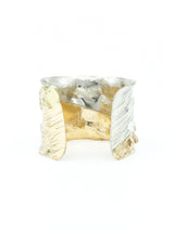 Brutalist Mixed Metal Cuff Jewelry arcadeshops.com