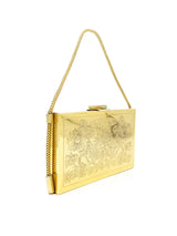 Art Deco Engraved Compact Evening Clutch Accessory arcadeshops.com