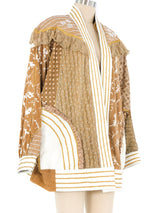 Judith Ann Patchwork Embellished Leather Jacket Jacket arcadeshops.com