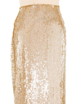 Badgley Mischka Sequin Maxi Skirt Dress arcadeshops.com