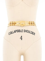 Judith Leiber Lion Head Stretch Belt Accessory arcadeshops.com