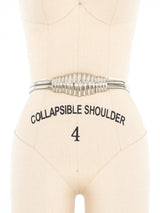 Silver Shell Stretch Belt Belt arcadeshops.com