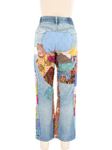 1970s Lee Patchwork Denim Bottom arcadeshops.com
