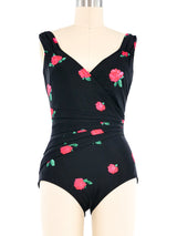 Gottex Rose Printed Swimsuit Suit arcadeshops.com