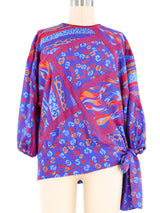 Diane Freis Side Tie Top Top arcadeshops.com