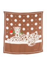 Leopard With Rose Scarf Accessory arcadeshops.com