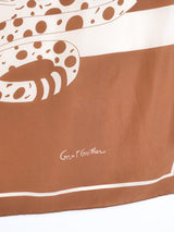 Leopard With Rose Scarf Accessory arcadeshops.com