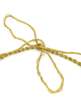 Turquoise Stone Metallic Rope Belt Accessory arcadeshops.com