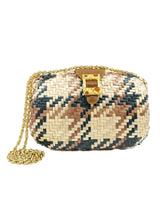 Woven Wicker Convertible Clutch Accessory arcadeshops.com