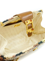 Woven Wicker Convertible Clutch Accessory arcadeshops.com