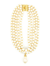 Kenneth Jay Lane Multi Strand Pearl Choker Jewelry arcadeshops.com