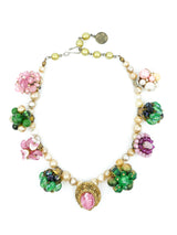 Art To Wear Beaded Flower Necklace Jewelry arcadeshops.com